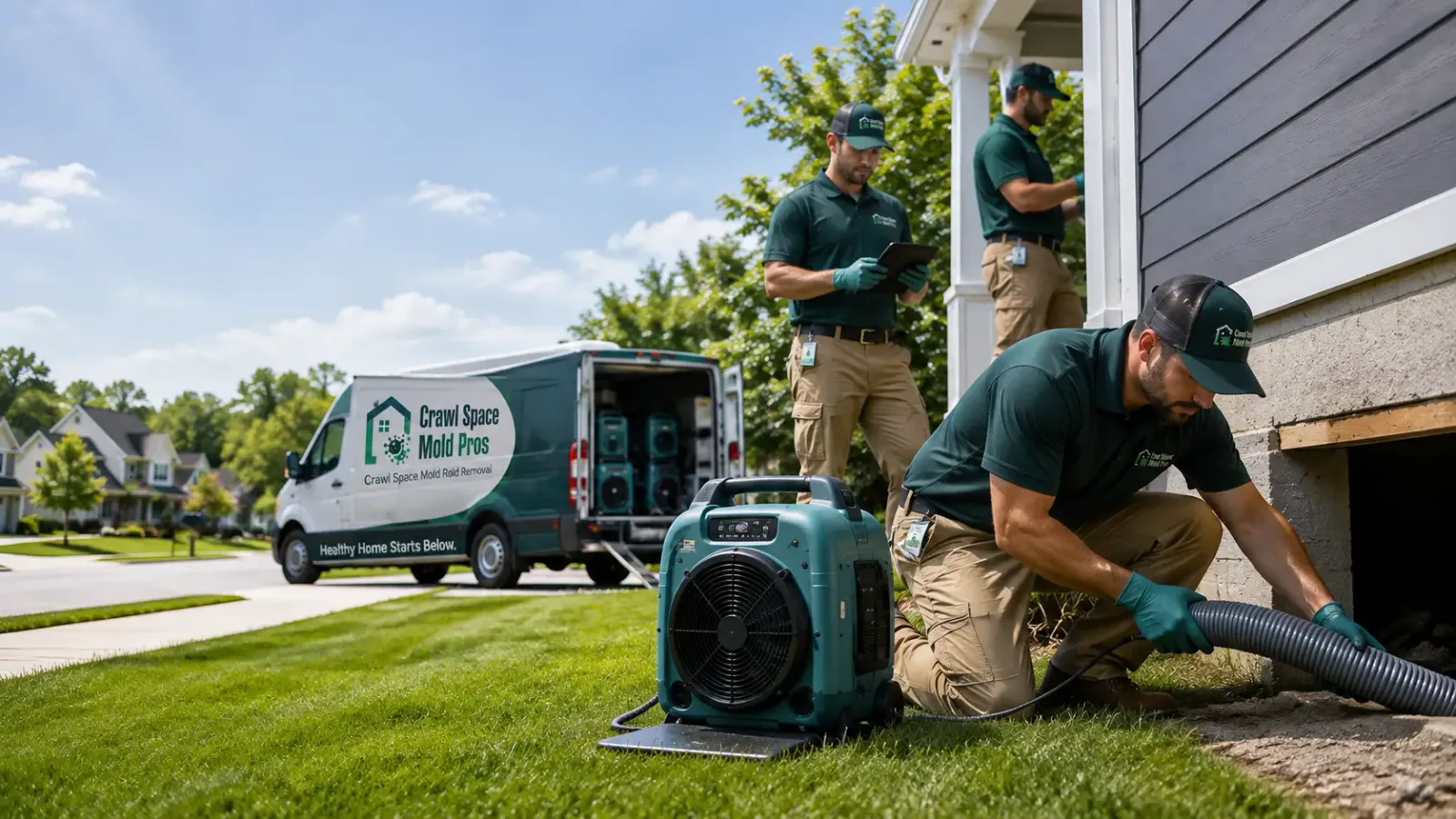 Crawl Space Mold Removal in San Diego, TX